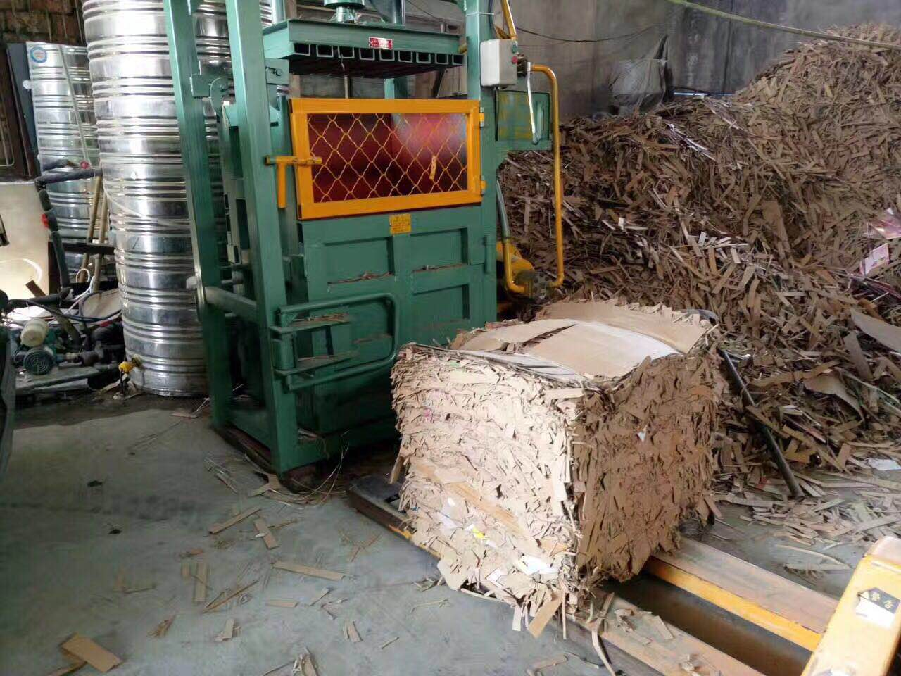 waste paper baler machine